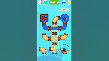 SAVE THE FISH🦈 | level 133 completed | #shorts #games android,iOS gameplay| offline game| RIDER0496