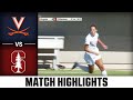 Virginia vs. Stanford Match Highlights | 2025 ACC Women's Soccer