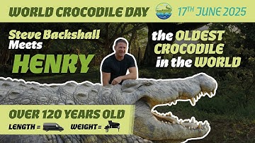 CROCODILE!! Meet Henry the OLDEST CROC in the World with Steve Backshall!