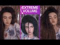 Extreme volume 🙆🏻‍♀️ hairstyle 🙇🏻‍♀️ Экстремальный объём / супер-объём / гафре по всей длине волос