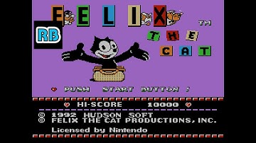 1992 [60fps] NES Felix the Cat DEMO