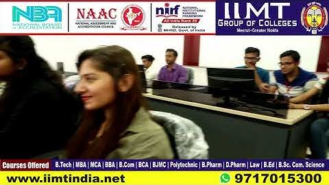 B.Tech ECE Department : IIMT College of Engineering