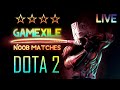 Dota 2 Classic Ranked - Noob Matches - Live With Gamexile