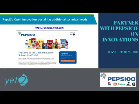 Strategies for Innovating with PepsiCo Webinar