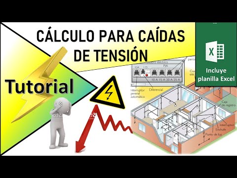 ⚡Caídas de Tensión para instalación monofásica NCh Electrica 4 Of2003⚡