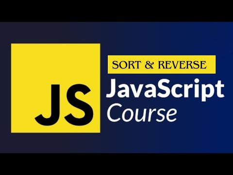 কিভাবে JavaScript Sort এবং Reverse Method তৈরি করবেন ||