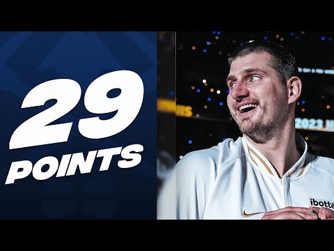 Nikola Jokić Posts 29-PT TRIPLE-DOUBLE On Ring Night! 💍| October 24, 2023