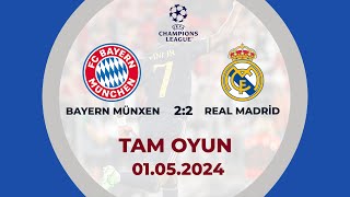 Bayern Münxen 2:2 Real Madrid | UEFA Çempionlar Liqası, yarımfinal | TAM OYUN