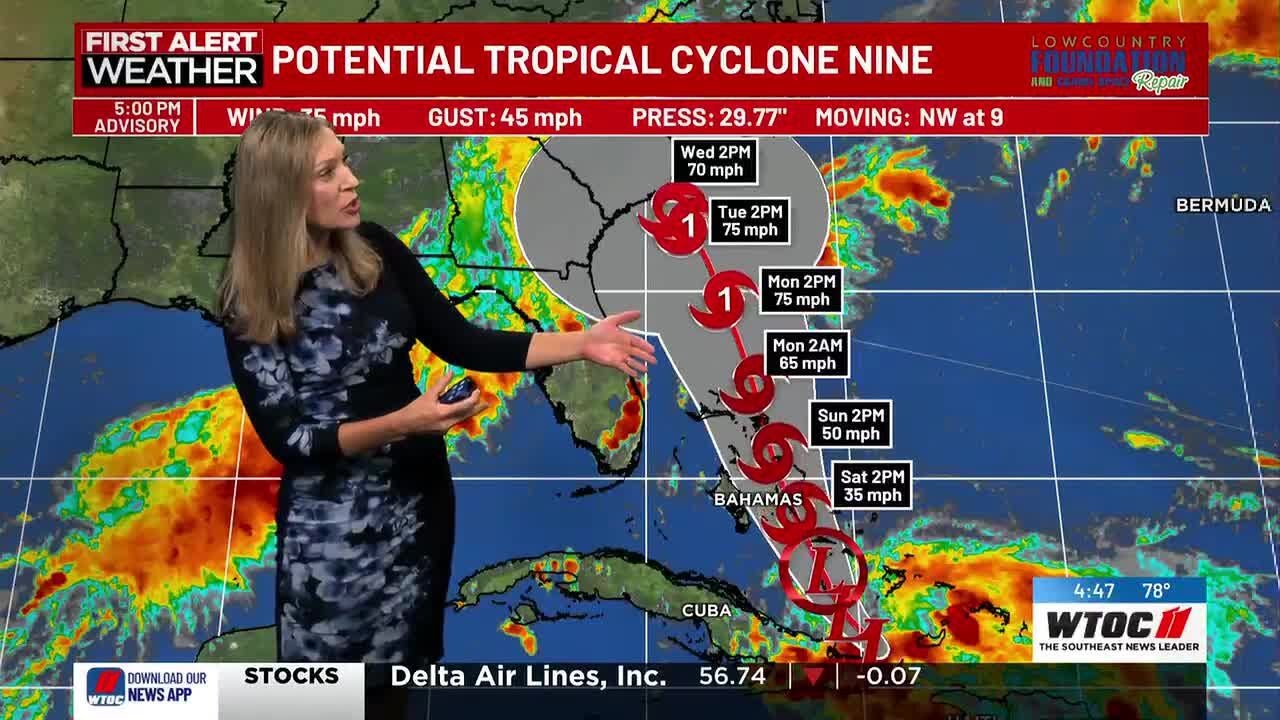 Tropical Cyclone 9 - First Alert Weather Forecast - YouTube