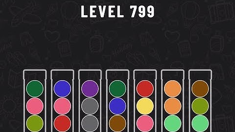 Ball Sort Puzzle Level 799 #ballsortpuzzle #ballsortpuzzlegameplay #puzzlegame #mobilegames