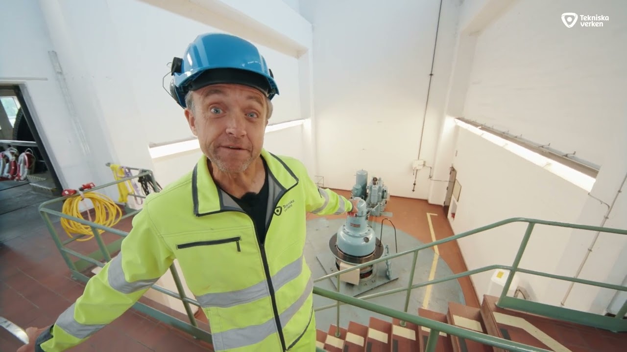 Rundvandring på Tannefors vattenkraftstation