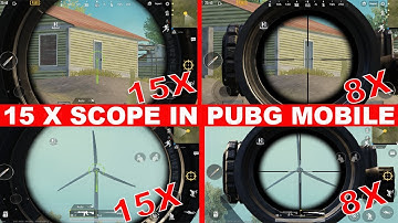 Pubg Mobile 15X Scope Secret Trick | pubg mobile 3x convert 15x scope
