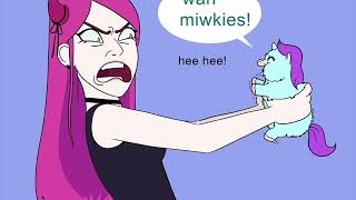 “Mummah?” and “Jellytime” (comics by MagentaDemon, voiceover by gayroommate) fluffy pony abuse death screenshot 4