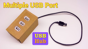 How To Make Multiple USB Port At Home | Homemade DIY Multiple USB Hub