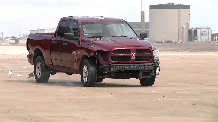 Guardrail Transition from 32-inch Tall MGS Weak Post System to MGS Strong Post System MASH Test 3-21