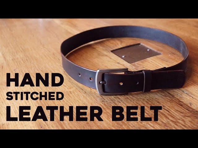 Making a Leather Belt: Beginner Leatherwork Project 