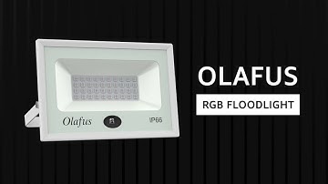 Olafus RGB Flood Light - DIMMABLE 16 COLOTS& 4 MODES