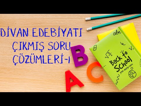 11) DİVAN EDEBİYATI ÇIKMIŞ SORULARININ ÇÖZÜMÜ-1 #keşfetaçıl #keşfetbeniöneçıkar #keşfetedüş #keşfet