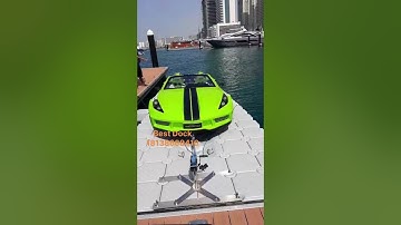 New style plastic modular floating jet ski dock pontoon drive on dock floating pontoon roller cube