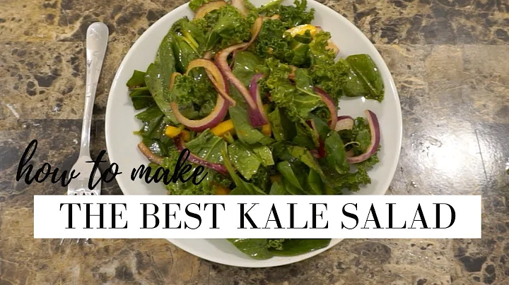 THE PERFECT KALE SALAD | how to make a raw kale sa...