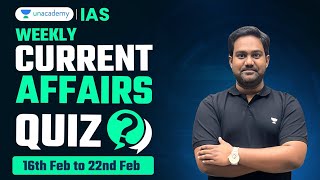 UPSC Current Affairs Quiz for Prelims 2024 | 16 Feb - 22 Feb | General Knowledge (GK) MCQ Questions screenshot 4