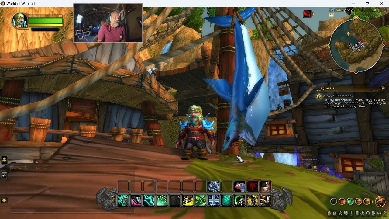 Strabglethorn Booty bay quest gnome monk YouTube