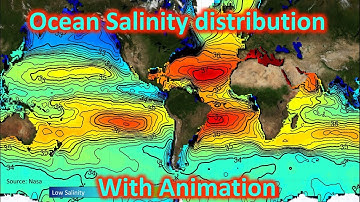 Verdeling van het zoutgehalte van de oceaan (verticaal en horizontaal) met animatie | UPSC 2004