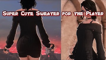 Code Vein Mod Showcase - Super Cute Sweater for the Player