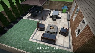 360-Degree Panoramic Design Video for Backyard Landscape