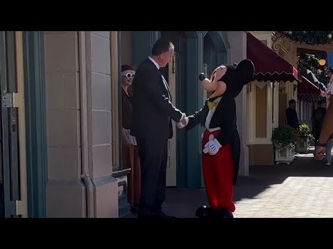 The story behind viral video of walt disney look-a-like surprising mickey mouse