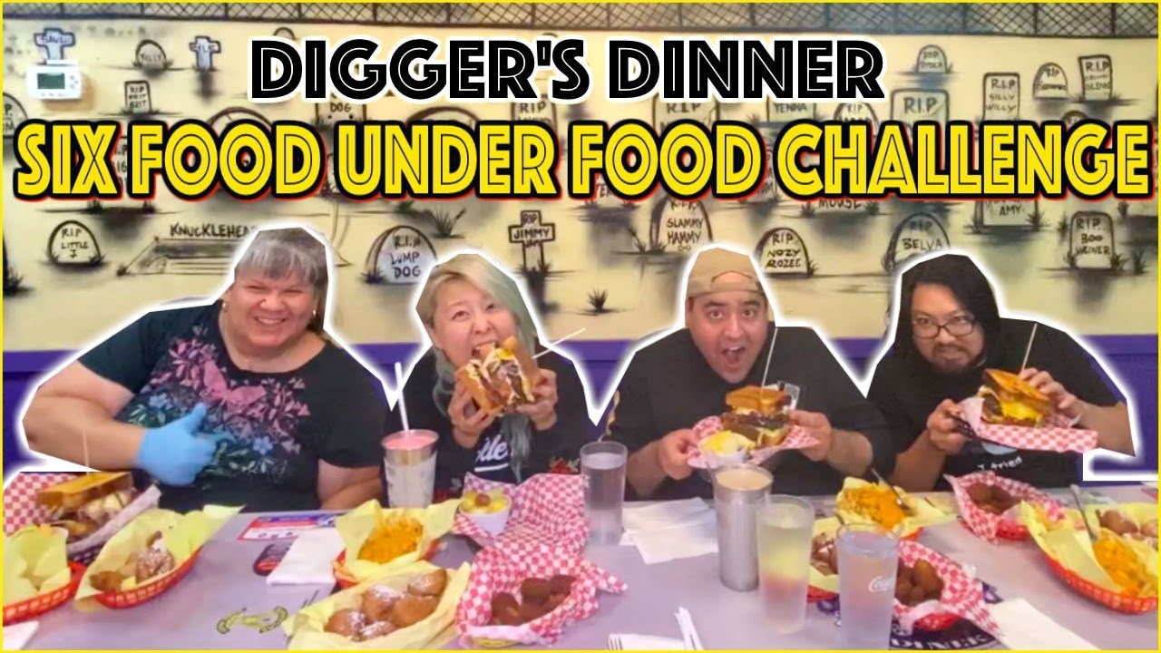 Six Food Under Digger S Diner Food Challenge In Concord Ca