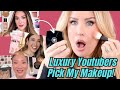 I Tried 3 Luxury Beauty YouTubers TOP Makeup Picks! (SURPRISING RESULTS!)