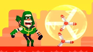 Robin the Quickshooter - Bowmasters Broken TOURNAMENT NEW Character - Gameplay Walkthrough