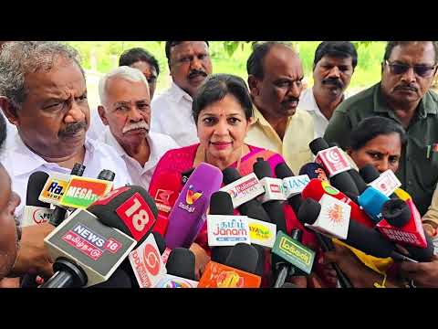 Sowmya Anbumani inspects the Sanathkumar River in Dharmapuri. Press meet #PMK #sowmiyaanbumani