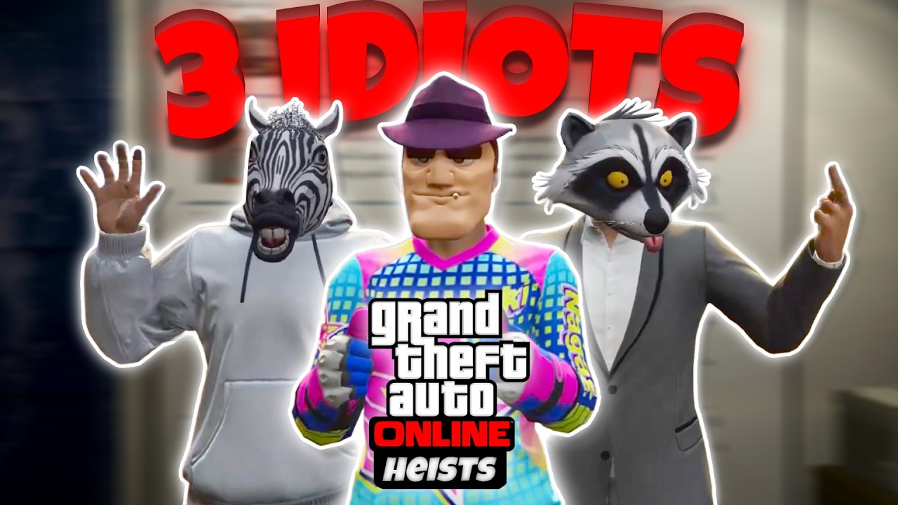 3 Idiots Attempt Every GTA 5 Heist