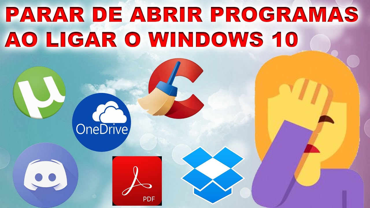 Impedir que programas Abram quando ligar o computador YouTube