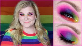 Social Isolation GRWM #66 - Viseart Editorial Brights Pride Rainbow | Makeup Your Mind