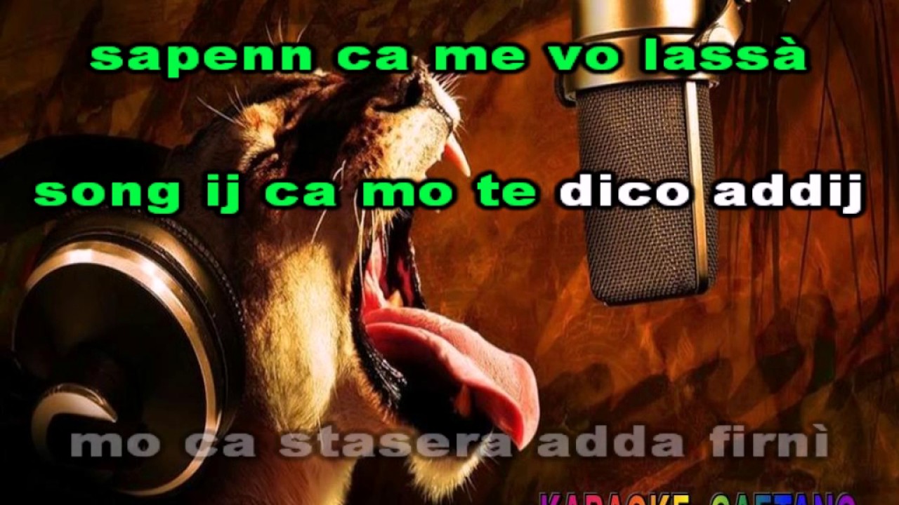 Caputo Mauro   T'aggia scurdà Karaoke