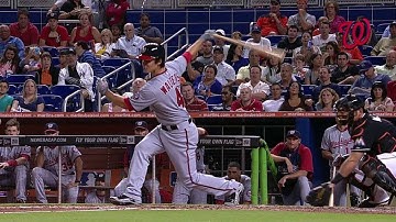 WSH@MIA: Walters slaps first MLB hit, breaks up no-no