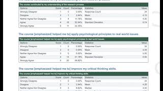 Student Evaluations Part 2: Get to know the evaluation form