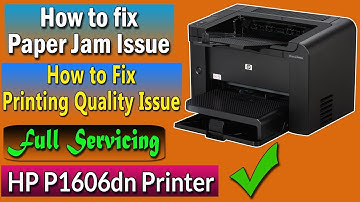 How to Fix Printing Quality Issue in HP LaserJet 1606dn #Hp1606dn #hp