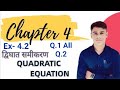 Ch-4, Ex-4.2, Q.1,Q.2|द्विघात समीकरण [Quadratic Equation]|NCERT Maths Class 10th |#maths #education