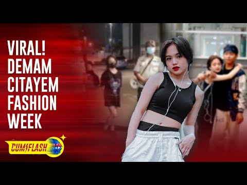 Heboh! Jeje Slebew Remaja Citayem Fashion Week Ditunjuk Jadi Duta Kawasan Sudirman Jakarta Selatan