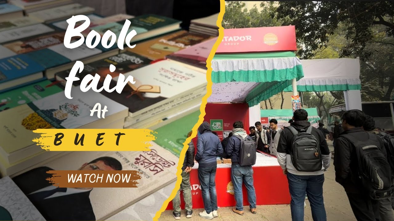 First-Ever Book Fair at BUET | Campus Vlog 📚