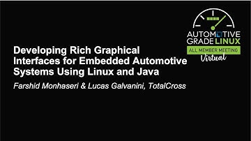 Developing Rich Graphical Interfaces for Embedded Automotive... Farshid Monhaseri & Lucas Galvanini