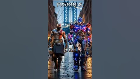 Epic fusions of gods and superheroes #fusion#kratos#optimusprime #wonderwoman#hulk#ironman #shorts