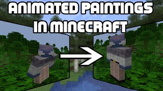 Minecraft Added ANIMATED Paintings! - Snapshot 24w18a+