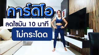 ออกกำลังกาย ลดไขมัน 10 นาที ไม่มีท่ากระโดด