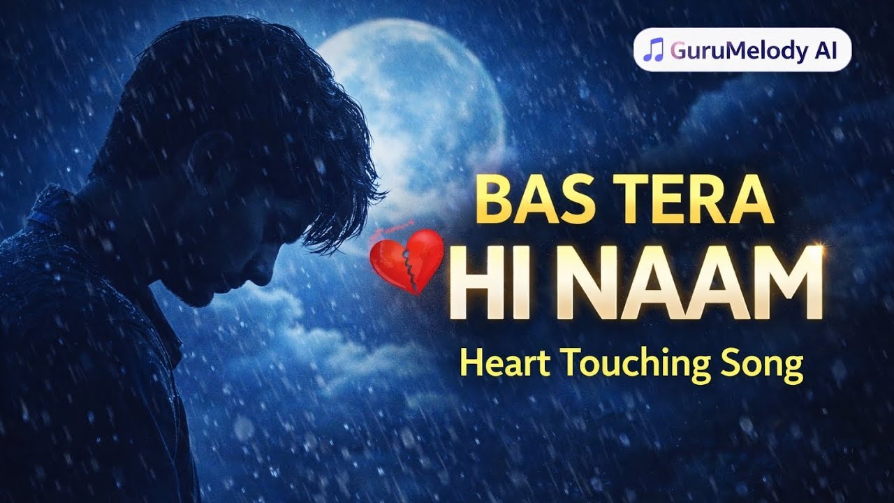 Bas Tera Hi Naam ❤️ | Heart Touching Romantic Song | New Hindi Love Song 2026 | Guru melody ai 