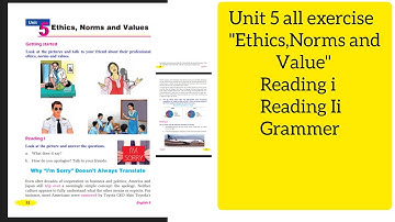 Class 9 unit 5 "Ethics Norms and Value" all exercise solution.#nepal #class9 #class9english #neb